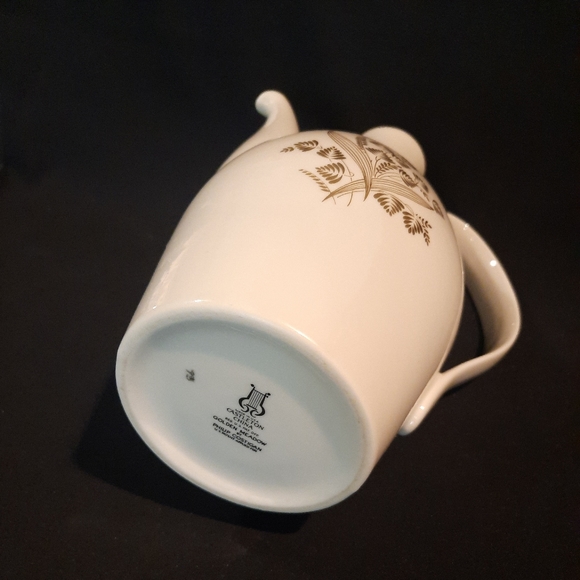 Vintage Castleton China Golden Meadow Coffee Pot with Lid - Picture 9 of 12